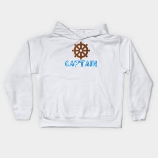 Ship captain Kids Hoodie